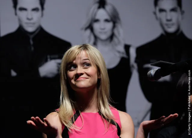 Actress Reese Witherspoon attends the 'This Means War' press conference at Lotte Cinema