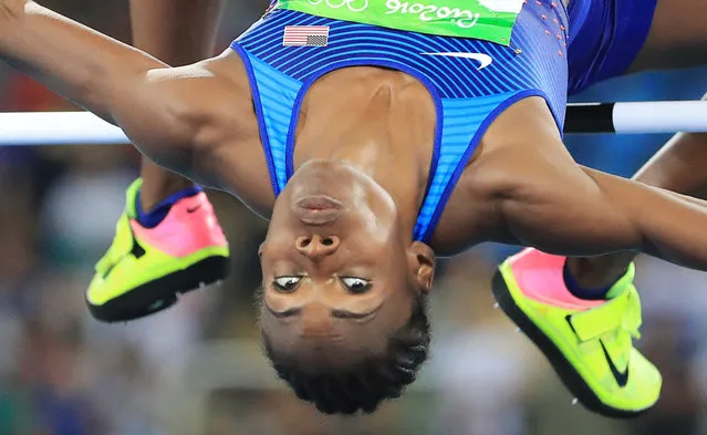 2016 Rio Olympics, Athletics, Final, Women's High Jump Final, Olympic Stadium, Rio de Janeiro, Brazil on August 20, 2016. Chaunte Lowe (USA) of USA competes. (Photo by Dominic Ebenbichler/Reuters)