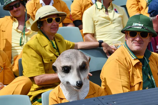 Australian supporters look on during Day 4 of the Second Test match between Australia and England at the Adelaide Oval in Adelaide, South Australia, Australia, 05 December 2017. (Photo by David Mariuz/EPA/EFE)