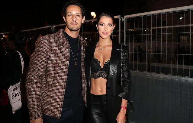 French model and television host Iris Mittenaere and Diego El Glaoui arrive at ETAM Show at Flagship Hausmann near Opera ,Paris ,France, on September 29, 2020. (Photo by J.P. Pariente/SIPA Press)