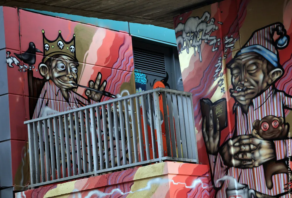 Graffiti Artists Collaborate For Europe's Largest Street Art Project In Bristol