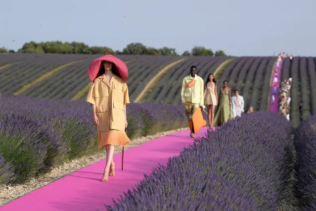 General view of the Jacquemus Menswear Spring Summer 2020 show on June 24, 2019 in Valensole, France. (Photo by WWD/Rex Features/Shutterstock)