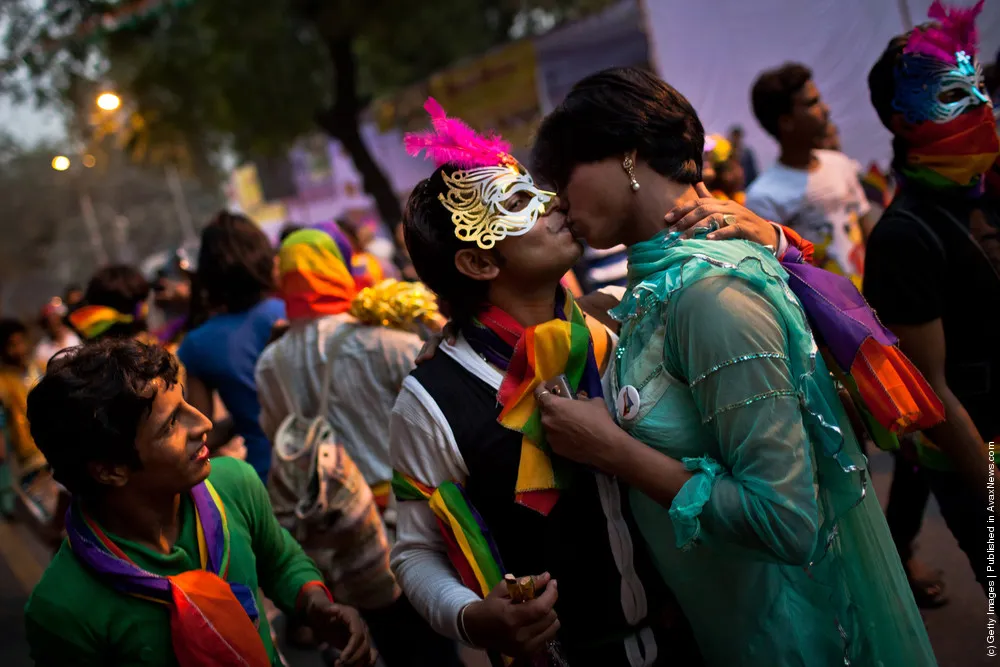 Indias LGBT Community Celebrates 4th Queer Pride March