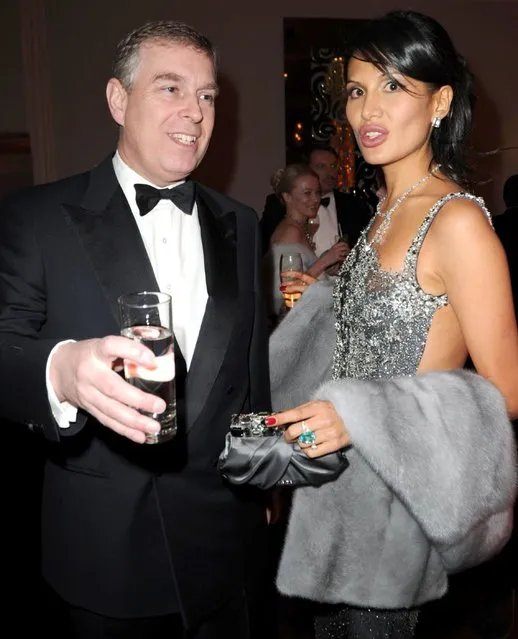 Prince Andrew with Kazakh socialite Goga Ashkenazi at Goga Ashkenazi's 30th Birthday Party at Tyringham Hall in Buckinghamshire, Britain on February 6, 2010. (Photo by Richard Young/Rex Features/Shutterstock)