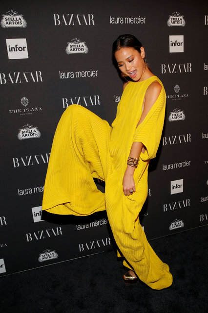 Jamie Chung attends Harper's Bazaar's celebration of 'ICONS By Carine Roitfeld' at The Plaza Hotel during New York Fashion Week in Manhattan, New York, U.S., September 9, 2016. (Photo by Andrew Kelly/Reuters)