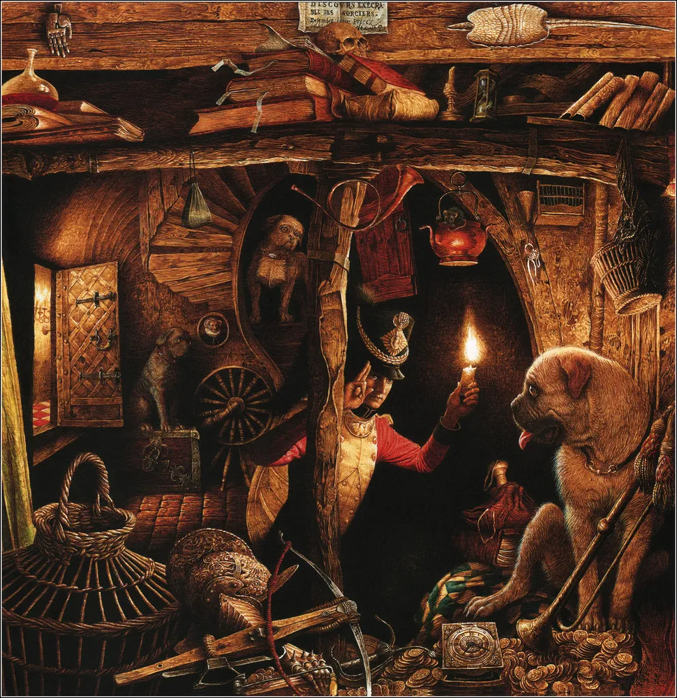 Hans Christian Andersen, “The Tinder-Box” by Illustrator Vladislav Erko