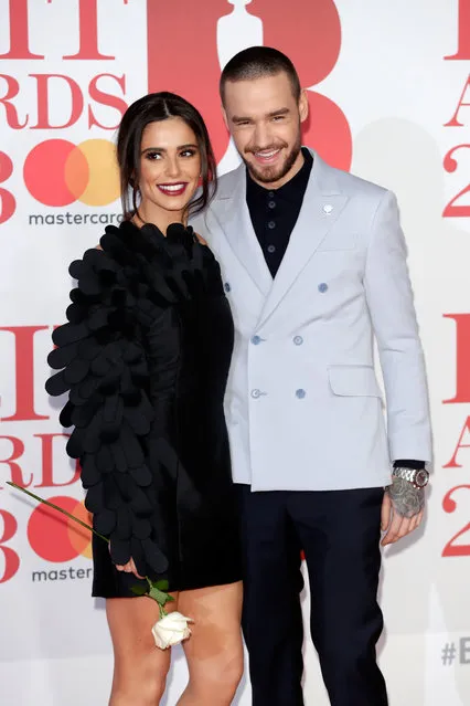 Cheryl and Liam Payne attend The BRIT Awards 2018 held at The O2 Arena on February 21, 2018 in London, England. (Photo by John Phillips/Getty Images)