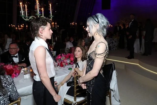 (L-R) American actress Kristen Stewart, American filmmaker  Sofia Coppola, and American singer-songwriter Phoebe Bridgers attend The 2023 Met Gala Celebrating “Karl Lagerfeld: A Line Of Beauty” at The Metropolitan Museum of Art on May 01, 2023 in New York City. (Photo by Kevin Mazur/MG23/Getty Images for The Met Museum/Vogue)