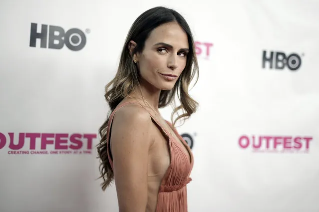 Jordana Brewster attends the 2018 Outfest Los Angeles LGBT Film Festival Opening Night Gala at the Orpheum Theatre, Thursday, July 12, 2018, in Los Angeles. (Photo by Richard Shotwell/Invision/AP Photo)
