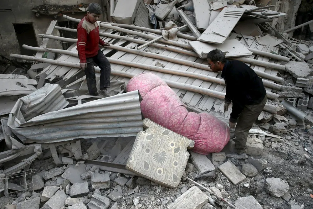 Airstrikes in the Town of Douma