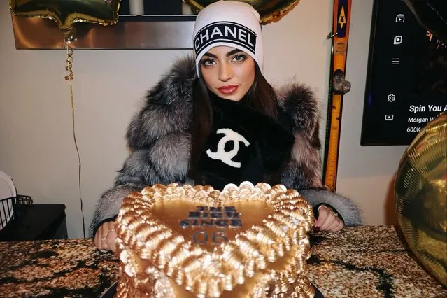 American TV personality Teresa Giudice in the first decade of February 2024 celebrates her daughter Melania's 18th birthday with a Chanel-infused photo. (Photo by teresagiudice/Instagram)