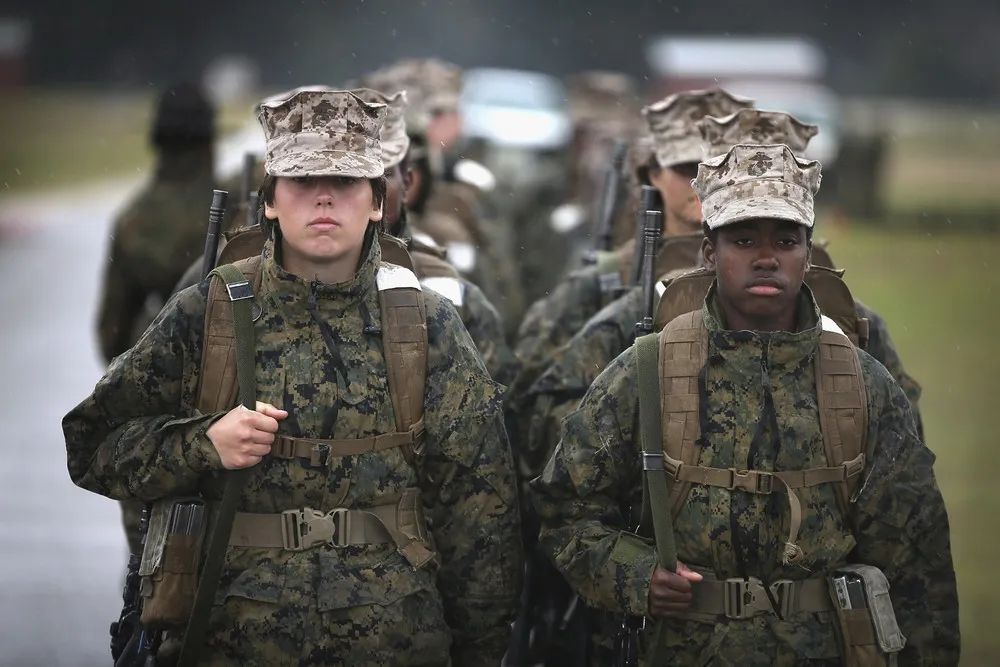 Female Marines Participate