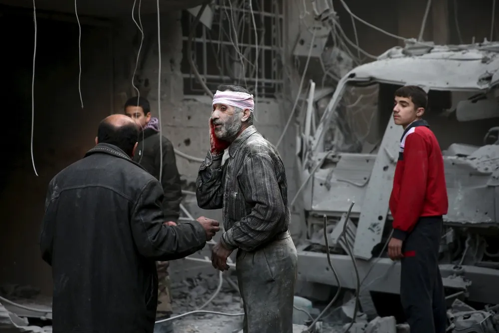 Airstrikes in the Town of Douma