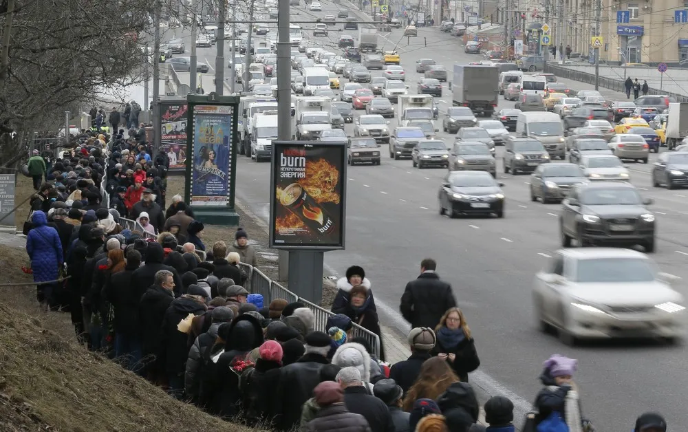 Boris Nemtsov Funeral in Moscow