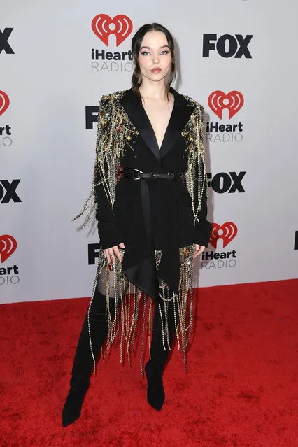 American actress and singer Dove Cameron attends the 2022 iHeartRadio Music Awards at The Shrine Auditorium in Los Angeles, California on March 22, 2022. Broadcasted live on FOX. (Photo by JC Olivera/Getty Images for iHeartRadio)