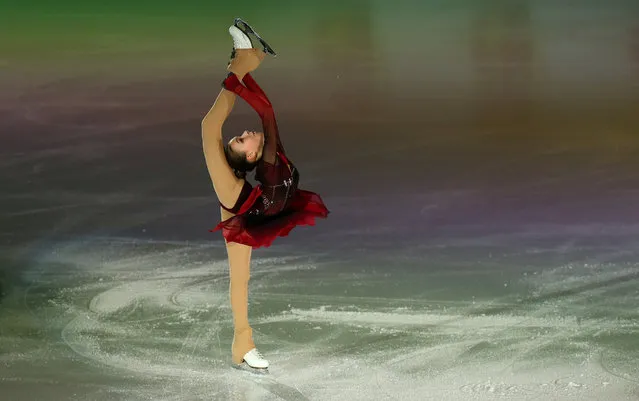 Russia's Anna Shcherbakova competes during the gala program of the European Figure Skating Championship 2020 in Graz, Austria on January 26, 2020. (Photo by Antonio Bronic/Reuters)