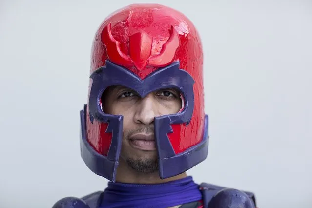 Chad North attends New York Comic Con dressed as Magneto from Marvel's X-Men in Manhattan, New York, October 8, 2015. (Photo by Andrew Kelly/Reuters)