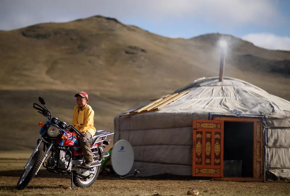 Mongolian Child Jockey