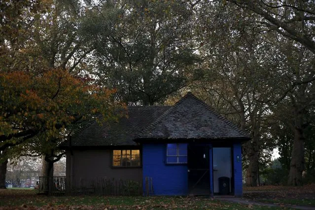 A public toilet is seen in London Fields in east London, Britain October 31, 2015. (Photo by Marika Kochiashvili/Reuters)