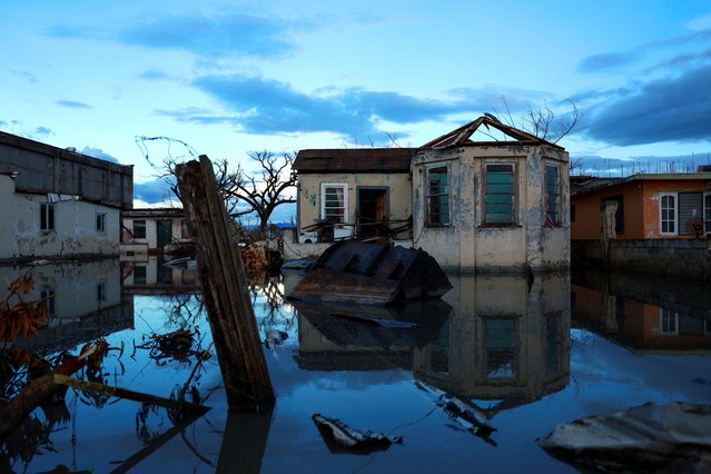 Flooded houses in the aftermath of Hurricane Melissa, in Black River, Jamaica, on November 5, 2025. (Photo by Raquel Cunha/Reuters)