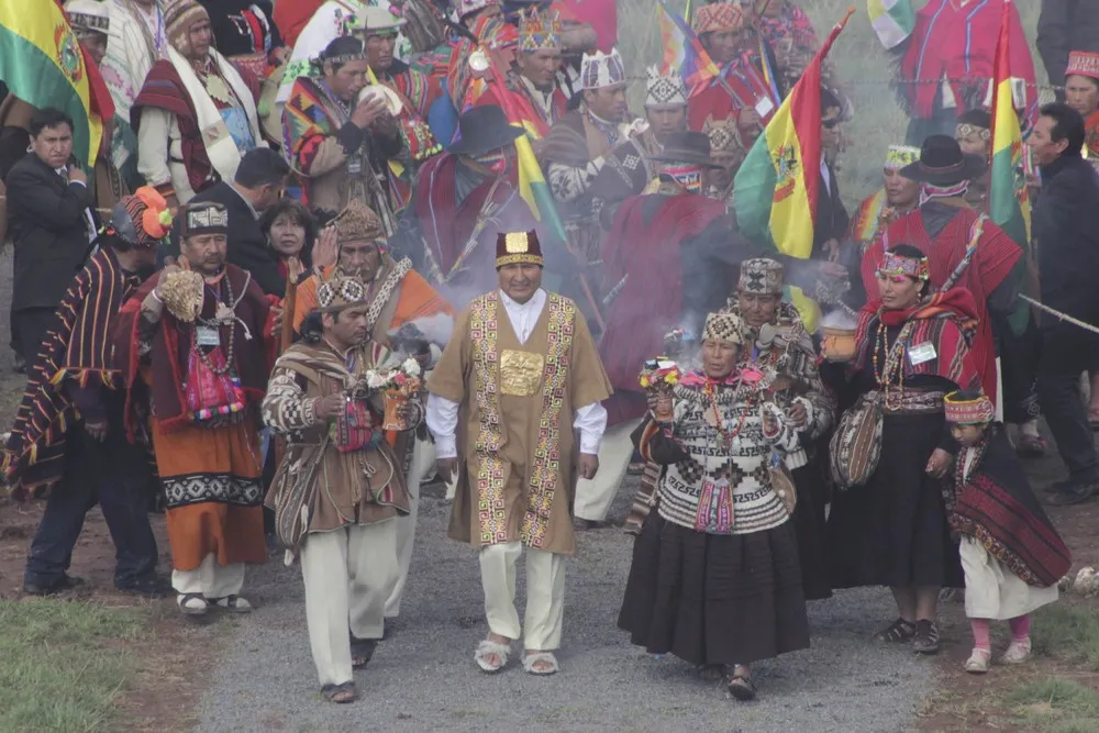 Evo Morales' Inauguration Ceremonies Begin