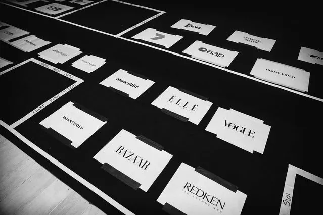 A general view backstage ahead of the Strateas.Carlucci show at Mercedes-Benz Fashion Week Australia 2015 at Carriageworks on April 13, 2015 in Sydney, Australia. (Photo by Ryan Pierse/Getty Images)