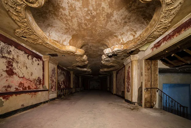 The abandoned casket room. (Photo by Johnny Joo/Caters News)