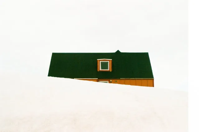 “This shot of a house in the snow was taken on an August stroll with my Danish uncle around a village in East Greenland”. (Photo by Rachel Jones/The Guardian)