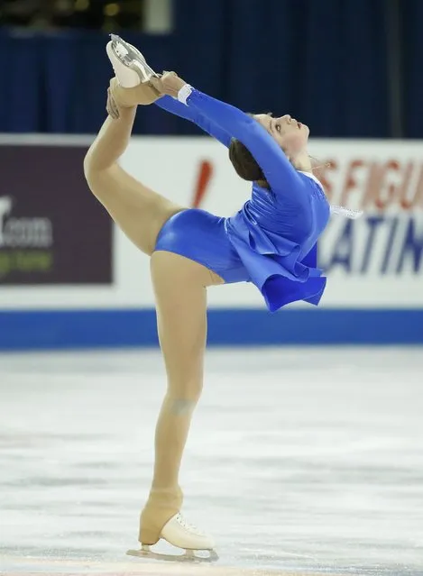 Julia Lipnitskaia of Russia performs during the ladies free skating program at the Skate America figure skating competition in Milwaukee, Wisconsin October 24, 2015. (Photo by Lucy Nicholson/Reuters)
