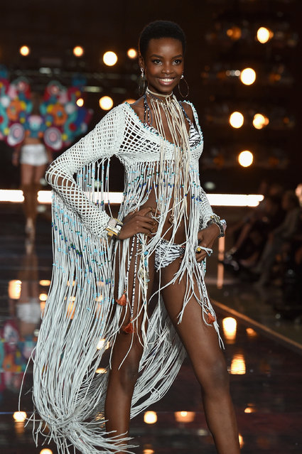 Model Maria Borges from Angola walks the runway during the 2015 Victoria's Secret Fashion Show at Lexington Avenue Armory on November 10, 2015 in New York City. (Photo by Dimitrios Kambouris/Getty Images for Victoria's Secret)