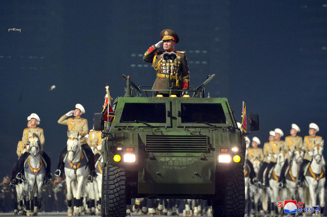 This picture taken on January 14, 2021 and released from North Korea's official Korean Central News Agency (KCNA) on January 15 shows Pak Jong Chon, chief of the General Staff of the Korean People's Army, during a military parade celebrating the 8th Congress of the Workers' Party of Korea (WPK) in Pyongyang. (Photo by KCNA via KNS/AFP Photo)