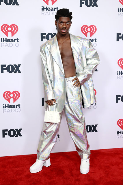 American rapper Lil Nas X attends the 2021 iHeartRadio Music Awards at The Dolby Theatre in Los Angeles, California, which was broadcast live on FOX on May 27, 2021. (Photo by Emma McIntyre/Getty Images for iHeartMedia)