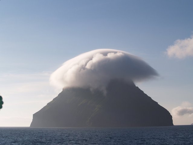 The Cloud Covered Island Of Litla Dimun