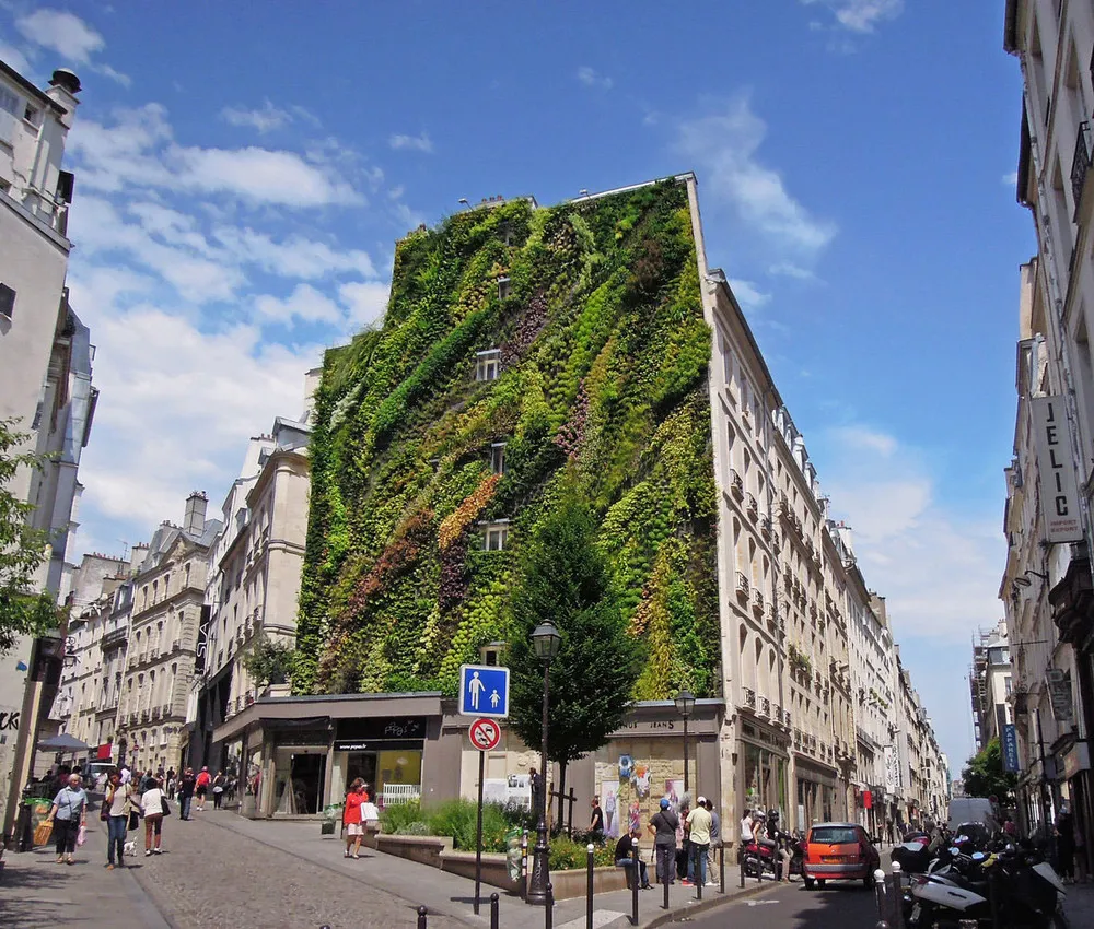 Vertical Garden – by Patrick Blanc in Madrid, Spain