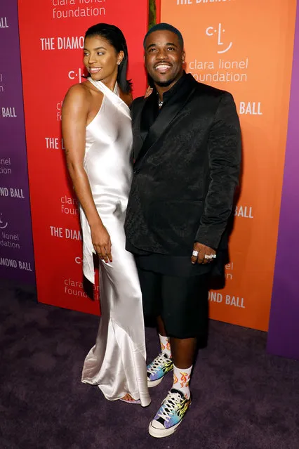 Renell Medrano and A$AP Ferg attend the 5th Annual Diamond Ball benefiting the Clara Lionel Foundation at Cipriani Wall Street on September 12, 2019 in New York City. (Photo by Taylor Hill/WireImage)