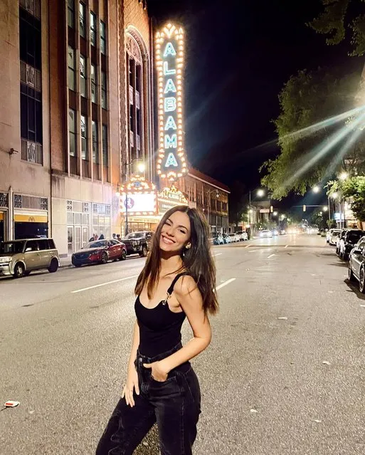 American actress and singer Victoria Justice thanks Alabama for “the good times” early May 2022. (Photo by victoriajustice/Instagram)