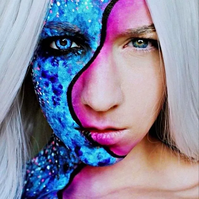 Stephanie Fernandez's mind-blowing make-up art. (Photo by Instagram.com)