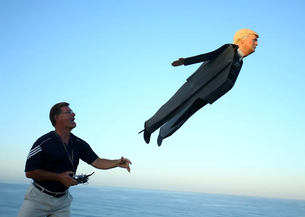 Trump and Clinton Flying High