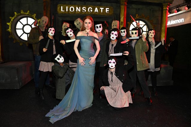 American-South African actress Madelaine Petsch attends “The Strangers: Chapter 2” Special Screening at AMC Century City 15 on September 16, 2025 in Los Angeles, California. (Photo by Jon Kopaloff/Getty Images for Lionsgate)