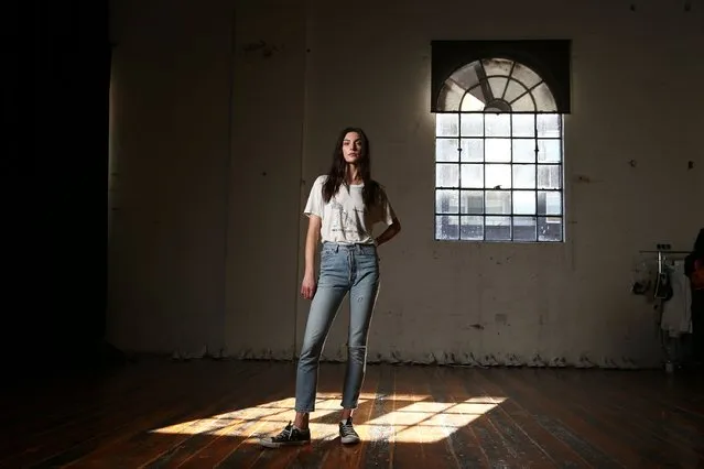 Jacquelyn Jablonski poses backstage ahead of the the Faith Connection Runway Show for MADE Sydney at Carriageworks on November 12, 2016 in Sydney, Australia. (Photo by Mark Metcalfe/Getty Images)