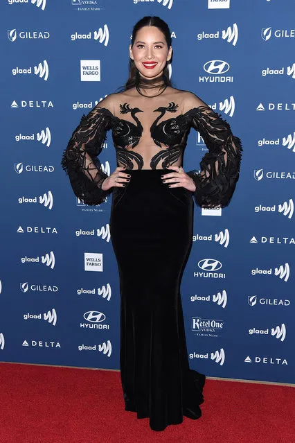 Olivia Munn attends the 30th Annual GLAAD Media Awards at The Beverly Hilton Hotel on March 28, 2019 in Beverly Hills, California. (Photo by Axelle/Bauer-Griffin/FilmMagic)