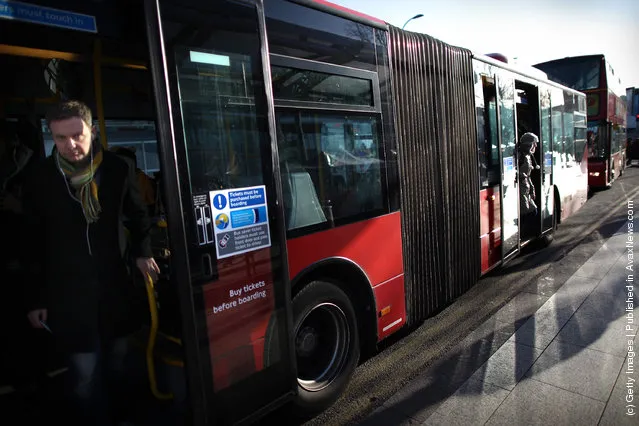 The Last Of London's 'Bendy' Buses Leave Service On The Capital's Streets