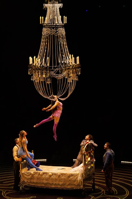 The cast of Cirque du Soleil perform Corteo at Spark Arena on October 30, 2025 in Auckland, New Zealand. (Photo by Dave Simpson/Getty Images)