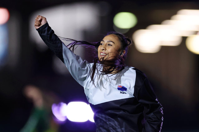 A dancer performs during the opening ceremony prior to the FIFA Women's World Cup Australia & New Zealand 2023 Group A match between New Zealand and Norway at Eden Park on July 20, 2023 in Auckland / Tāmaki Makaurau, New Zealand. (Photo by Jan Kruger – FIFA/FIFA via Getty Images)