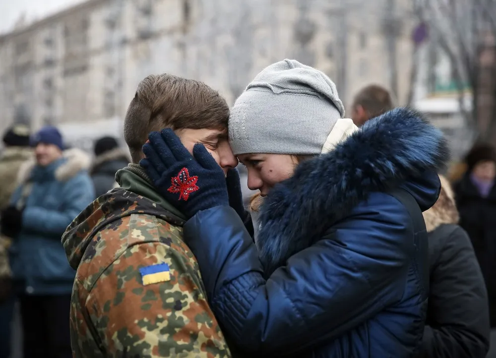 Servicemen's Welcoming Ceremony in Kiev