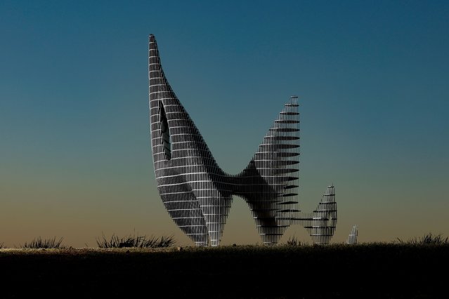 A general view ahead of Sculpture By The Sea on October 15, 2025 in Sydney, Australia. (Photo by Brendon Thorne/Getty Images)