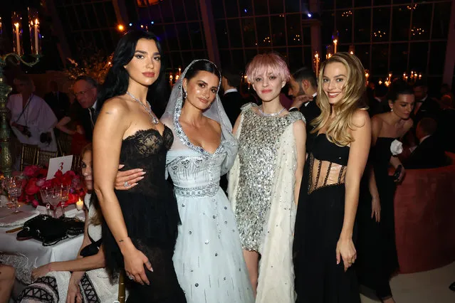 (L-R) English-Albanian singer and songwriter Dua Lipa, Spanish actress Penélope Cruz, French actress Marion Cotillard and Australian actress Margot Robbie attend The 2023 Met Gala Celebrating “Karl Lagerfeld: A Line Of Beauty” at The Metropolitan Museum of Art on May 01, 2023 in New York City. (Photo by Arturo Holmes/MG23/Getty Images for The Met Museum/Vogue)