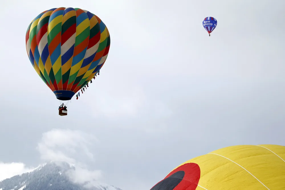 The 37th International Hot Air Balloon Week in Switzerland