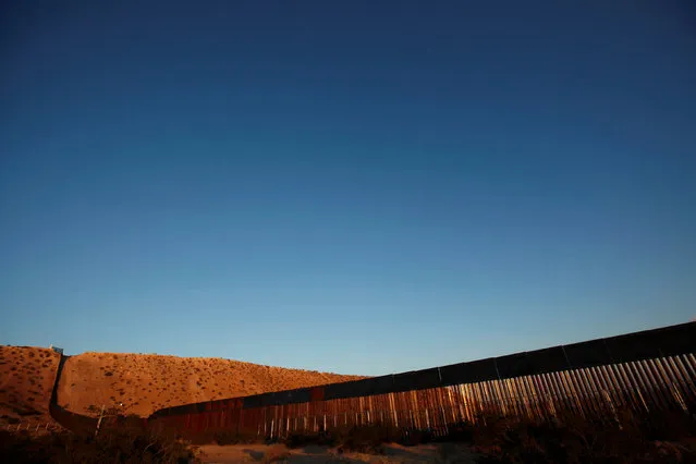A view of a section of the wall separating Mexico and the United States, on the outskirts of Ciudad Juarez, Mexico, November 12, 2016. (Photo by Jose Luis Gonzalez/Reuters)