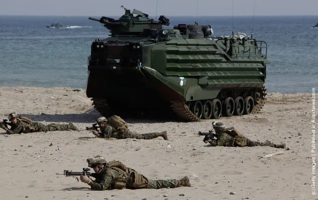 South Korea And U.S. Marines Conduct Landing Exercise